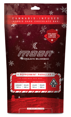 Moon Chocolate Bar Peppermint Parallax